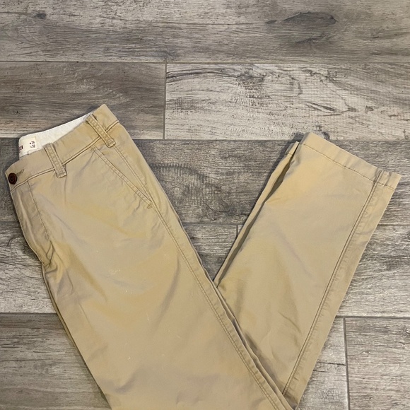 ❤️.HOLLISTER SLIM STRAIGHT CHINO PANTS SIZE 29 x32 - Picture 2 of 6
